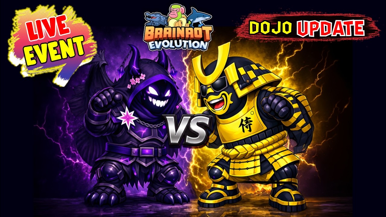 🔴 LIVE – Dojo Update Part ! New YTSs Secrets, Shop & Event Hunt | Brainrot Evolution
