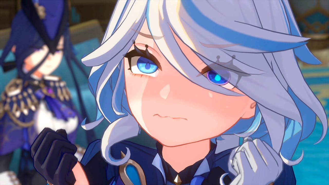 Crying Furina, Because she ate all the cakes?!  [Furina x Aqua] Konosuba