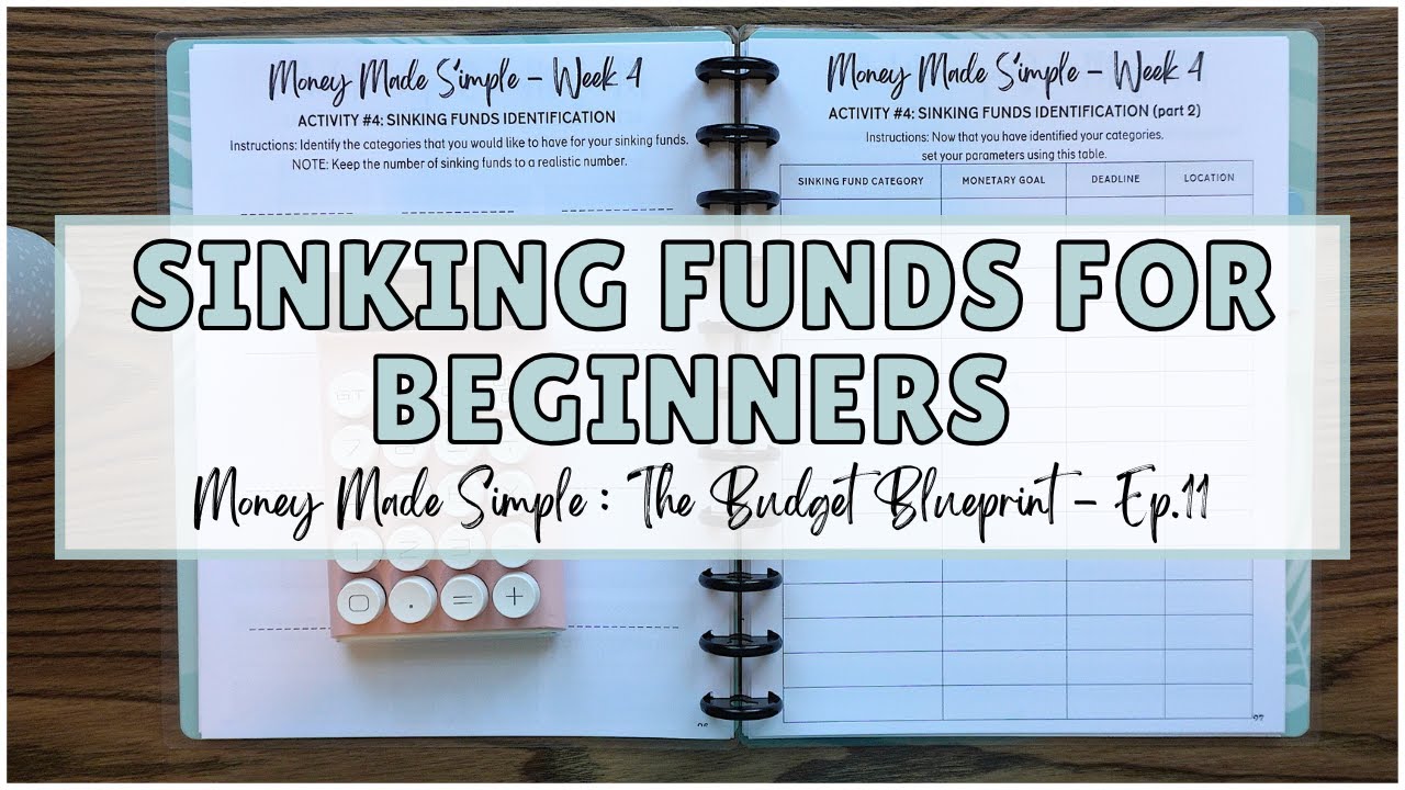 SINKING FUNDS FOR BEGINNERS | HOW TO SET UP SINKING FUNDS | SAVINGS CHALLENGES | HOW TO BUDGET