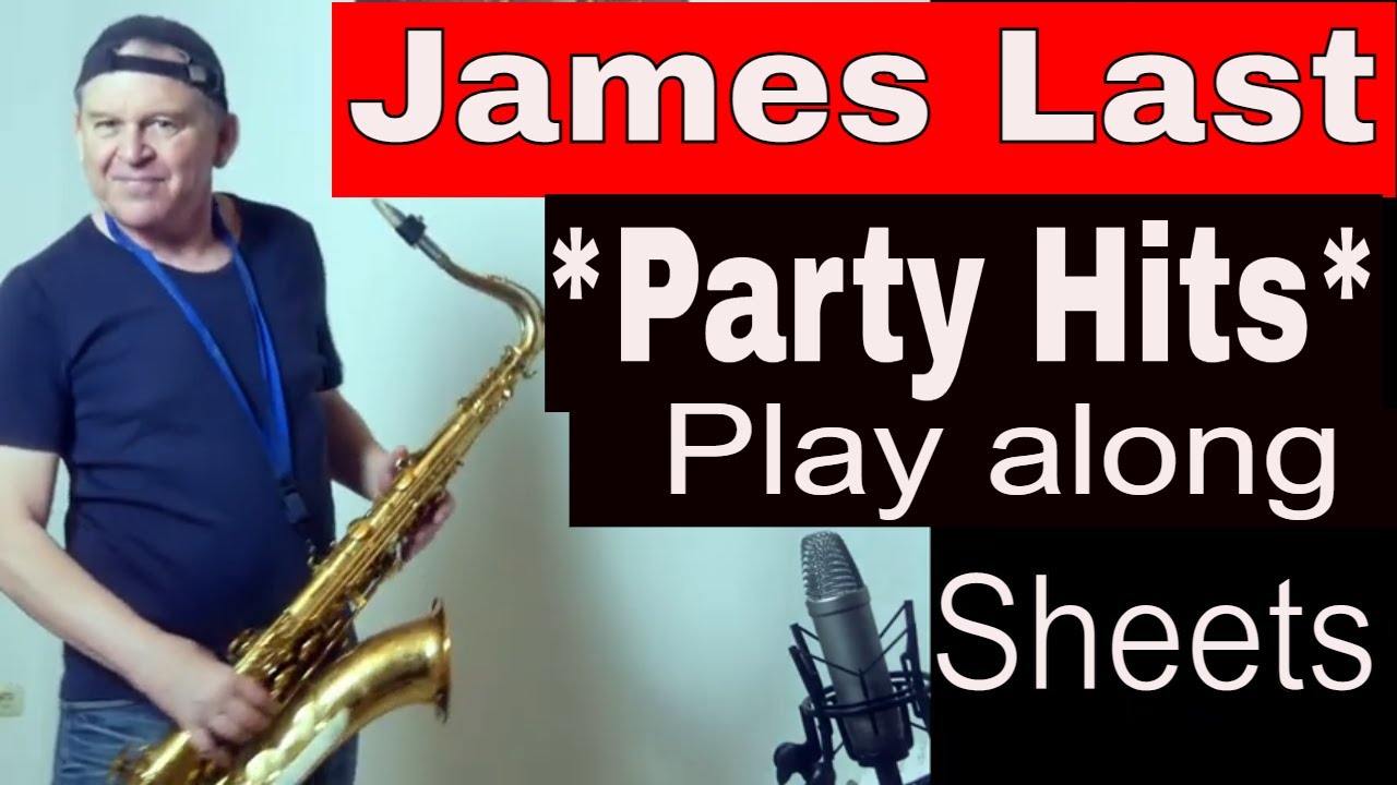 *Party Music Hits mit Hansi *James Last Style Saxophon Solo Play along Noten Sheets Sax Coach