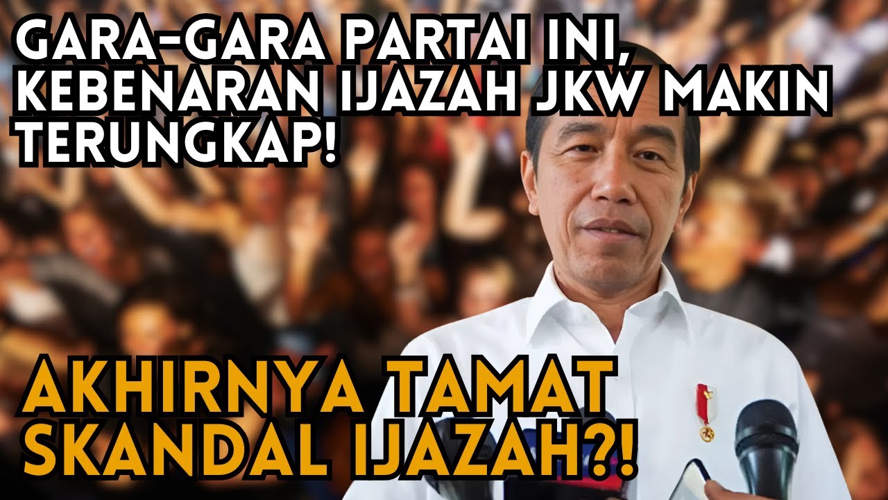 TAMAT?! JKW NGAMUK KE PARTAI INI?! KEBENARAN IJAZAH TAK SENGAJA TERUNGKAP!