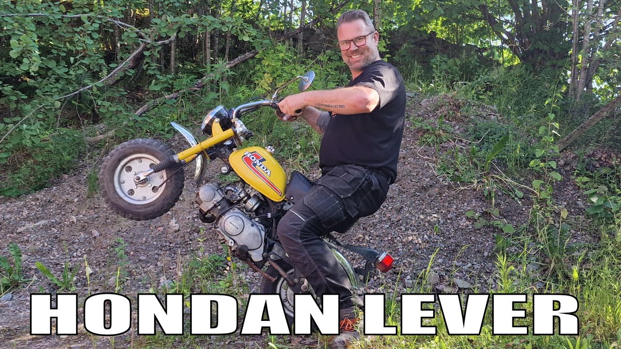 Hur man startar en fyrtaktsmotor - HONDA Z50 MONKEY BIKE
