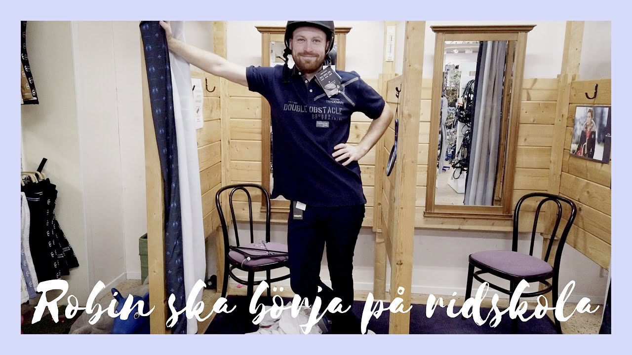 Robin ska börja på ridskola 🙀
