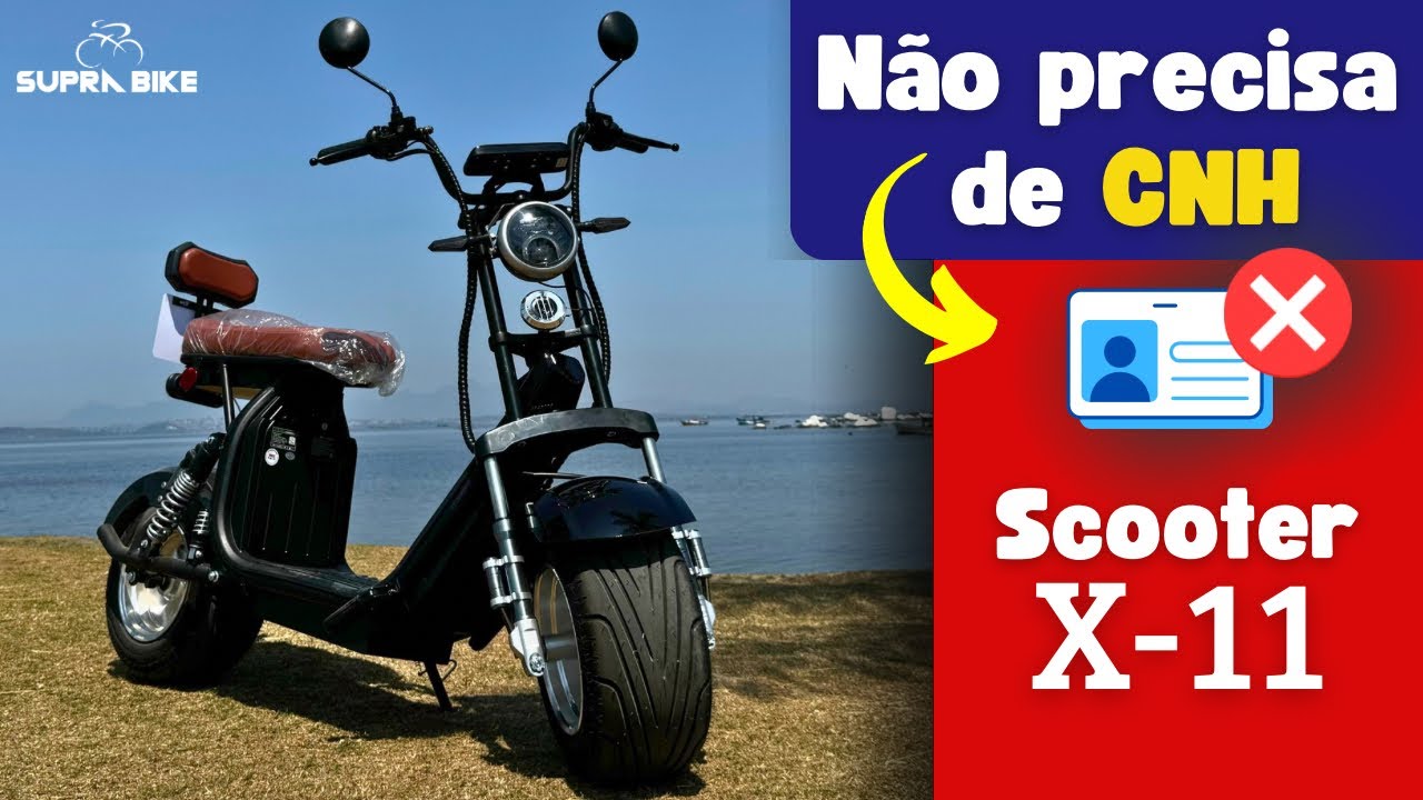 Scooter elétrico X11 - 1000w de potência, vale a pena?