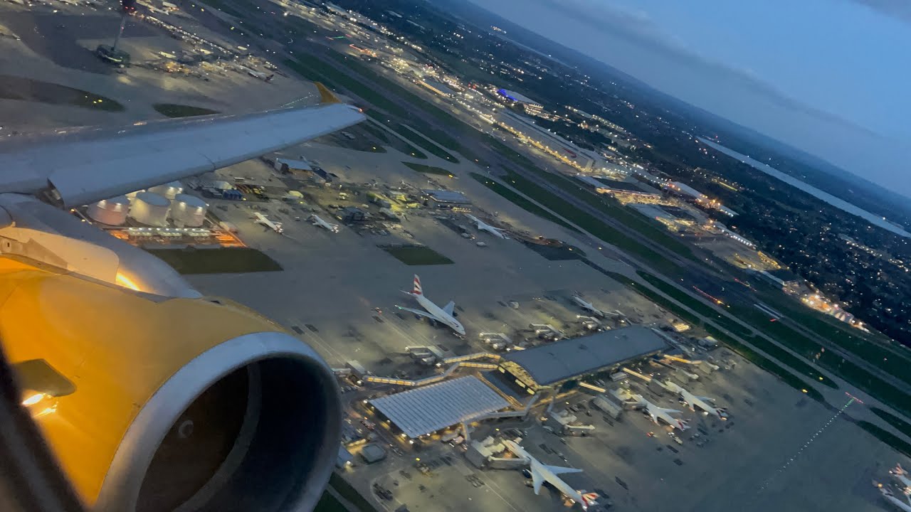 HEATHROW VIEWS | Vueling A320 Takeoff from London Heathrow Airport