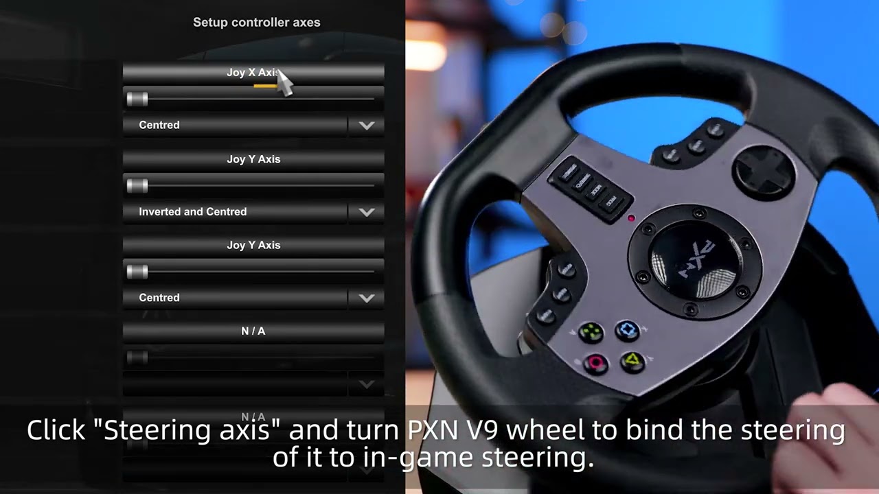 PXN V9 Gaming Steering Wheel & 