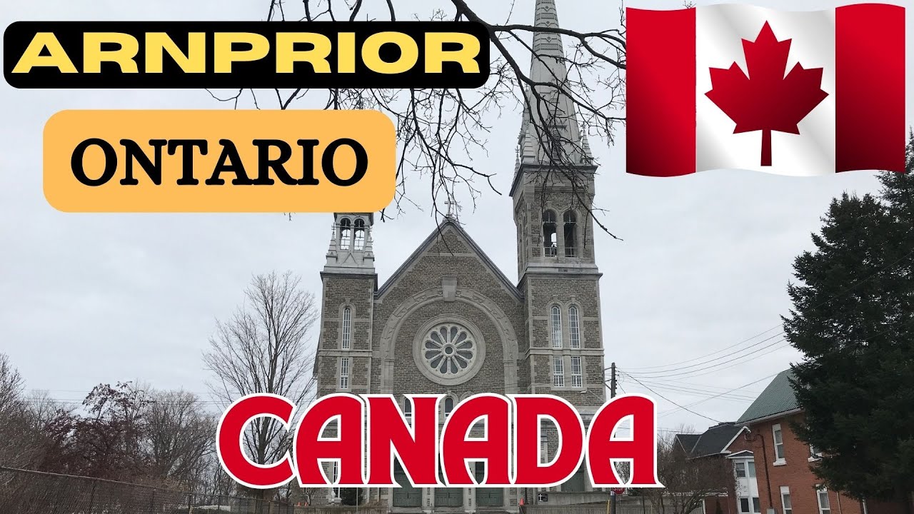 Arnprior Ontario Canada 4K Walking Tour | A Beautiful Town near Ottawa | 4K Walking Tours