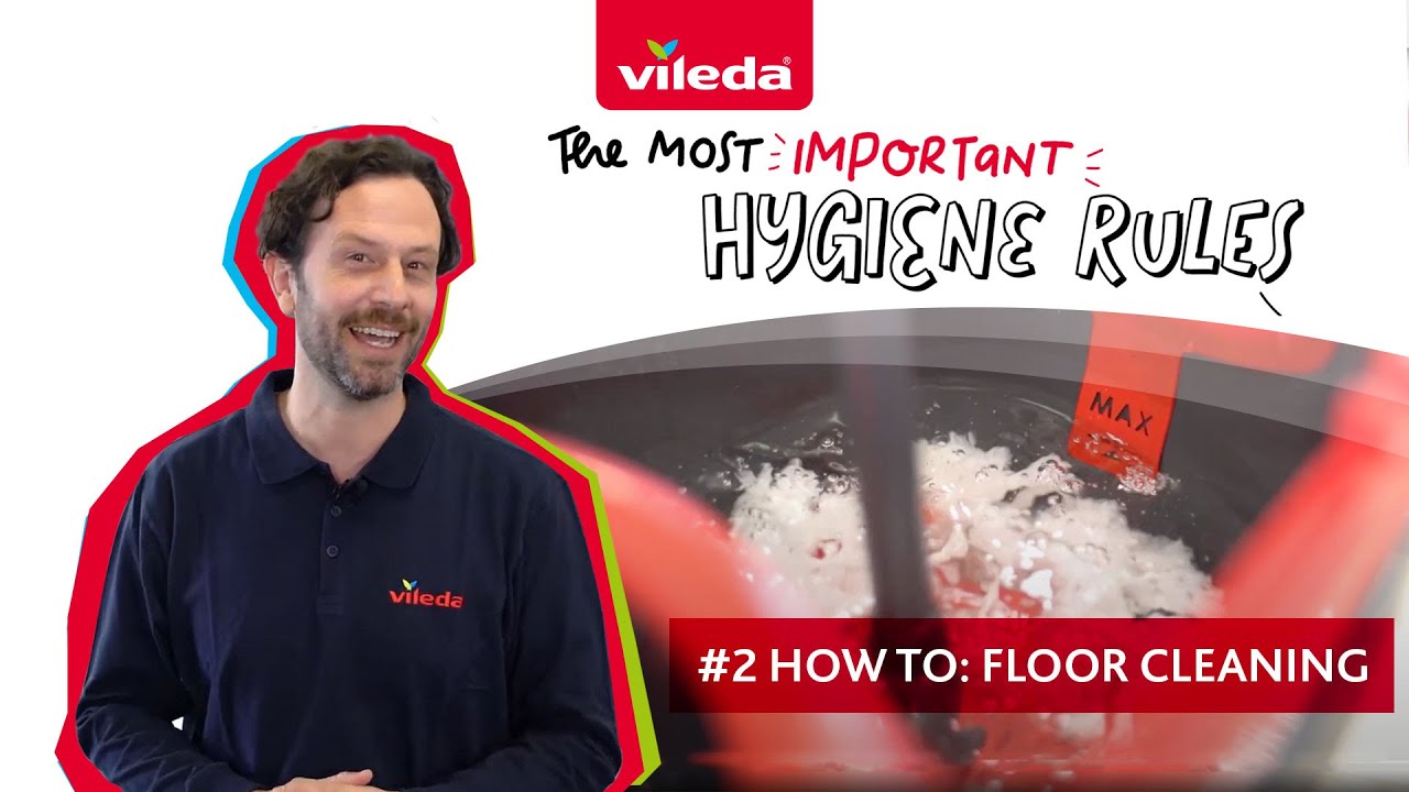 Vileda hygiene rules on floor mopping