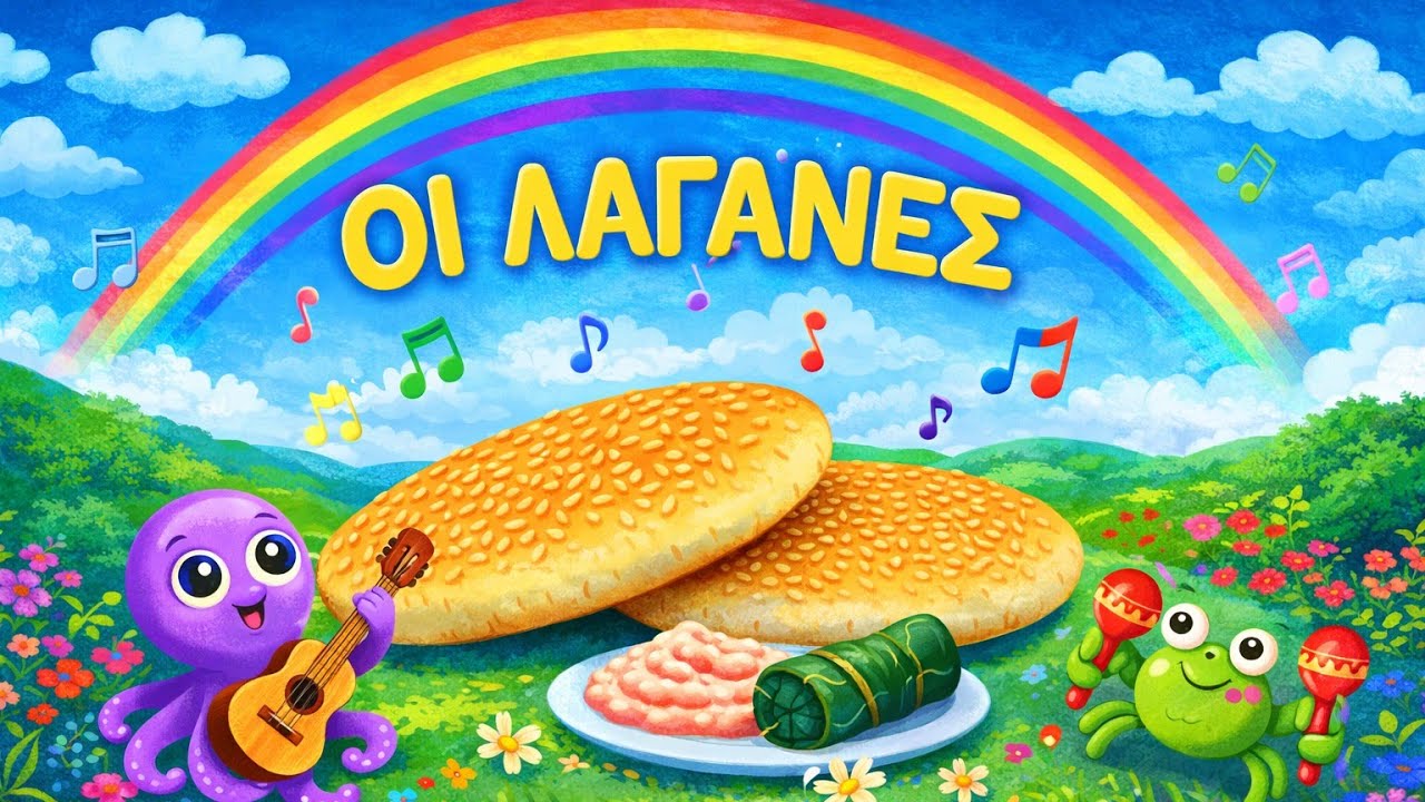 ΟΙ ΛΑΓΑΝΕΣ (παιδικό τραγουδάκι)