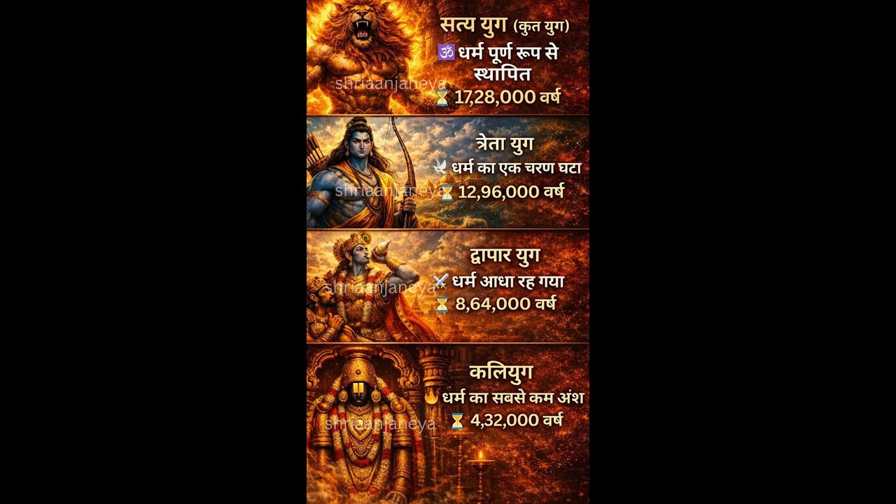 चार युग का सच | सत्य युग से कलियुग तक का रहस्य #chaaryug  #kaliyug  #sanatangyan