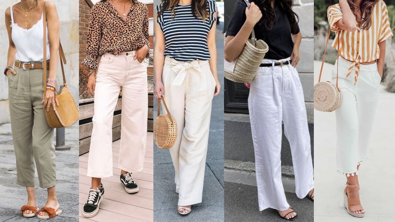 ATUENDOS y COMBINACIONES de ROPA para VESTIR COMODA y ELEGANTE con MODA 2024  PRIMAVERA VERANO 2024