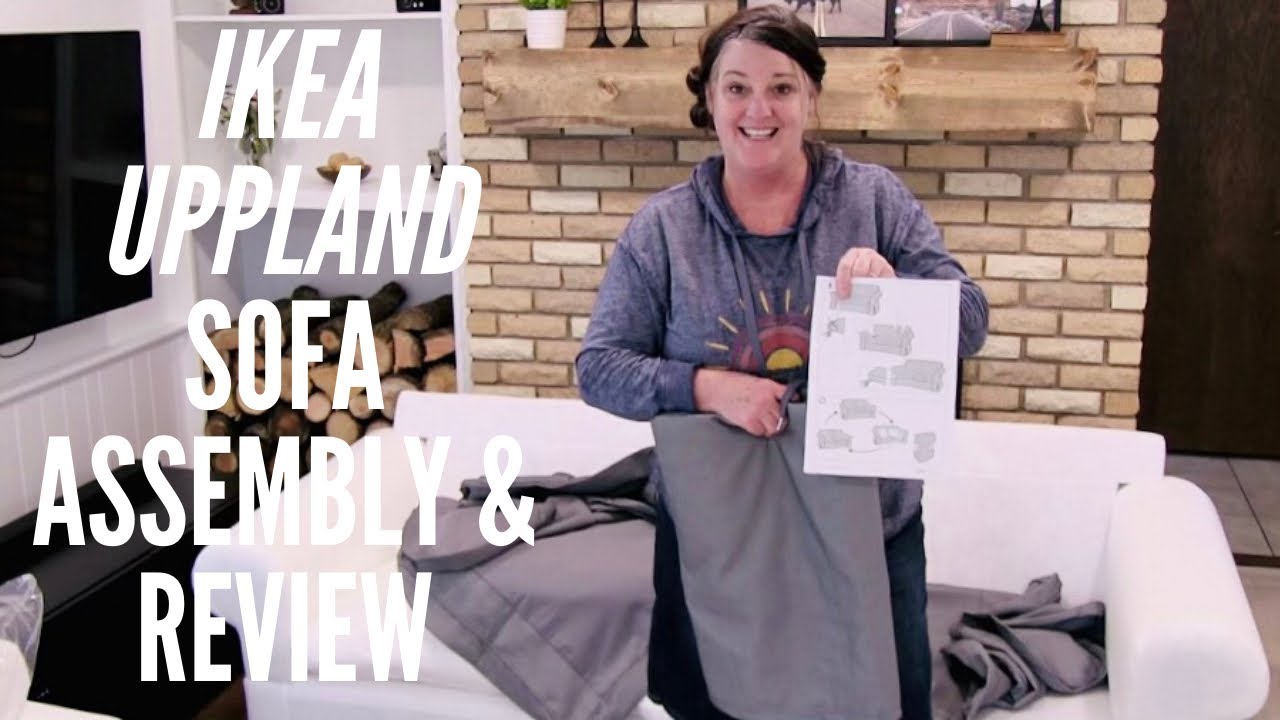 Uppland Sofa Ikea Assemble Review Loveseat Couch