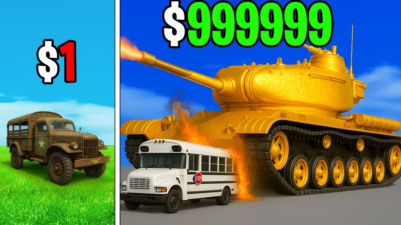 $1 to $1,000,000 Army Cars on GTA 5