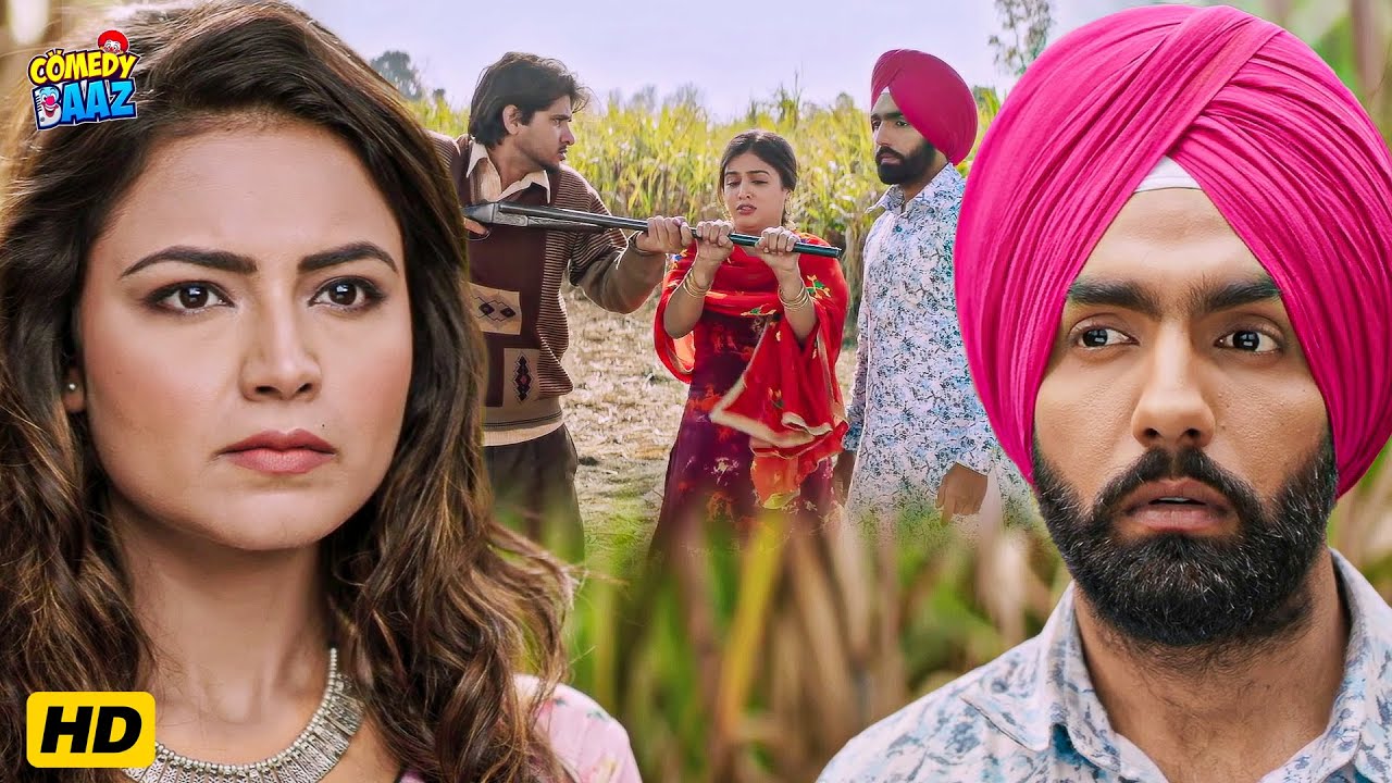 Punjabi Comedy Movie | Nikka Wamiqa Gabbi Nu Leke Bhaag Gaya | Nikka Zaildar 3 | Ammy Virk