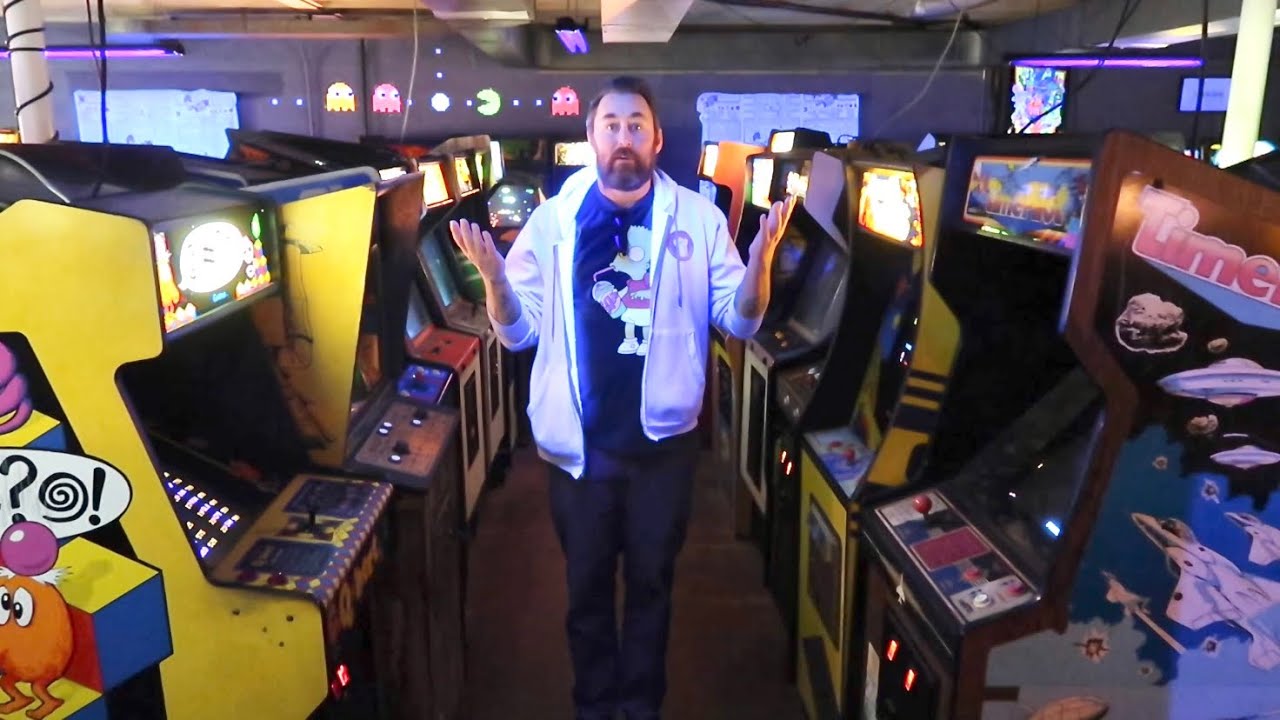 The BEST 80s Themed Airbnb I’ve Ever Seen - 125 Full Size Retro Arcade Games in Private Residence