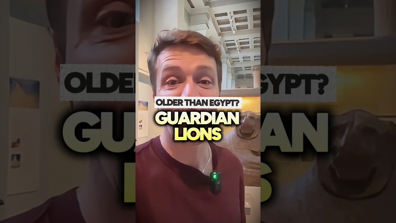 The ancient Egyptian lion guardians at the British Museum&mdash;how old are they? 🦁