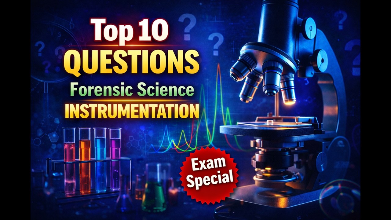 Important Questions of Instrumentation_Questions_Forensic Science_@SavvyForensics