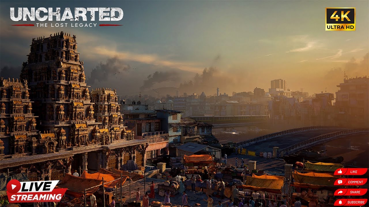 Uncharted Lost Legacy First Time Live #livestream #uncharted #unchartedlostlegacy