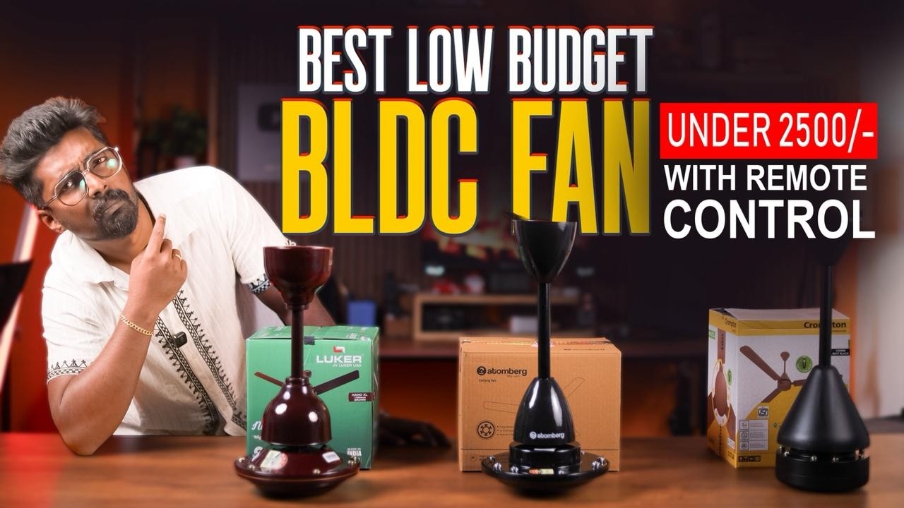 Best 3 BLDC Fans Under ₹2500 with Remote Control | Atomberg, Luker, Crompton | BLDC fan Review