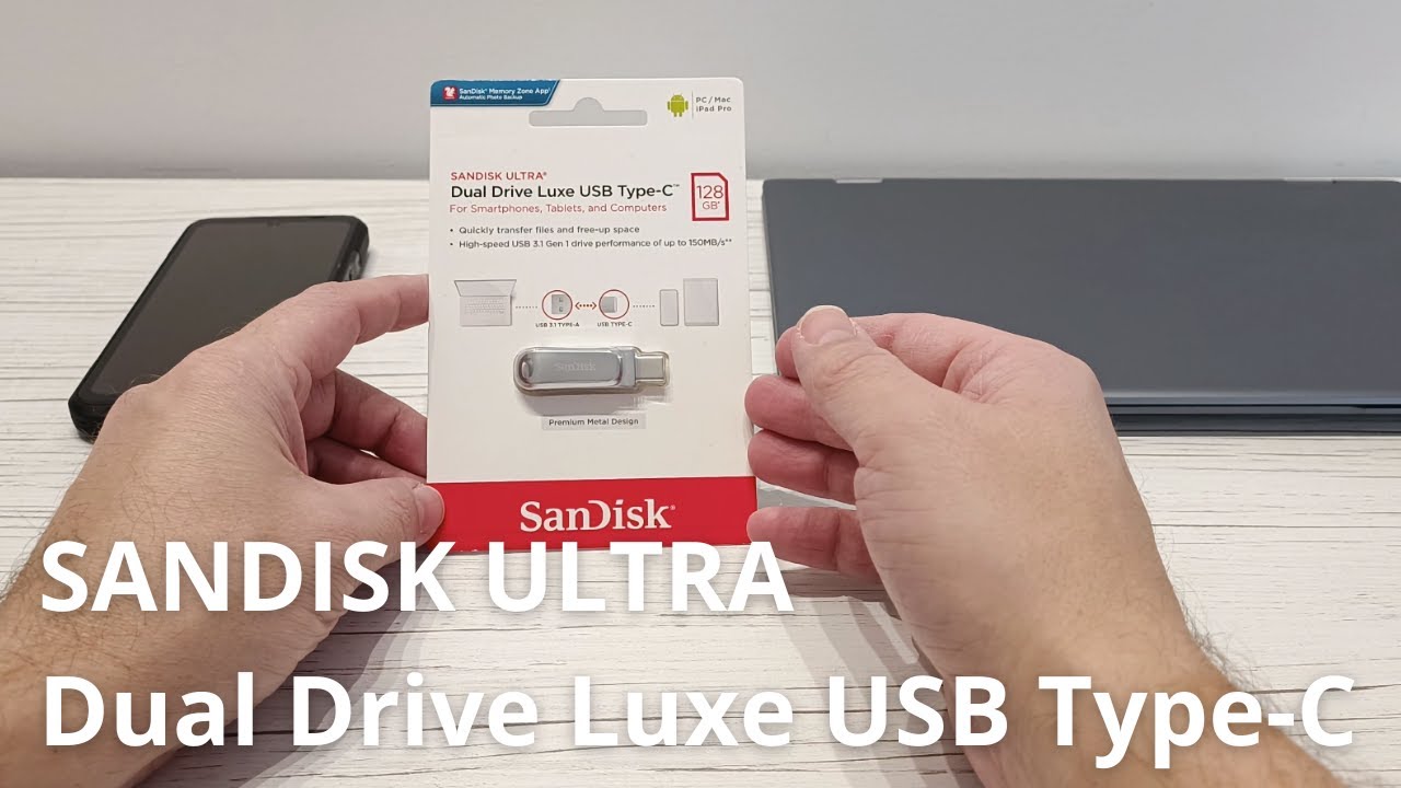 SANDISK ULTRA Dual Drive Luxe USB Type-C  - czyli łatwe przenoszenie danych pomiędzy urządzeniami