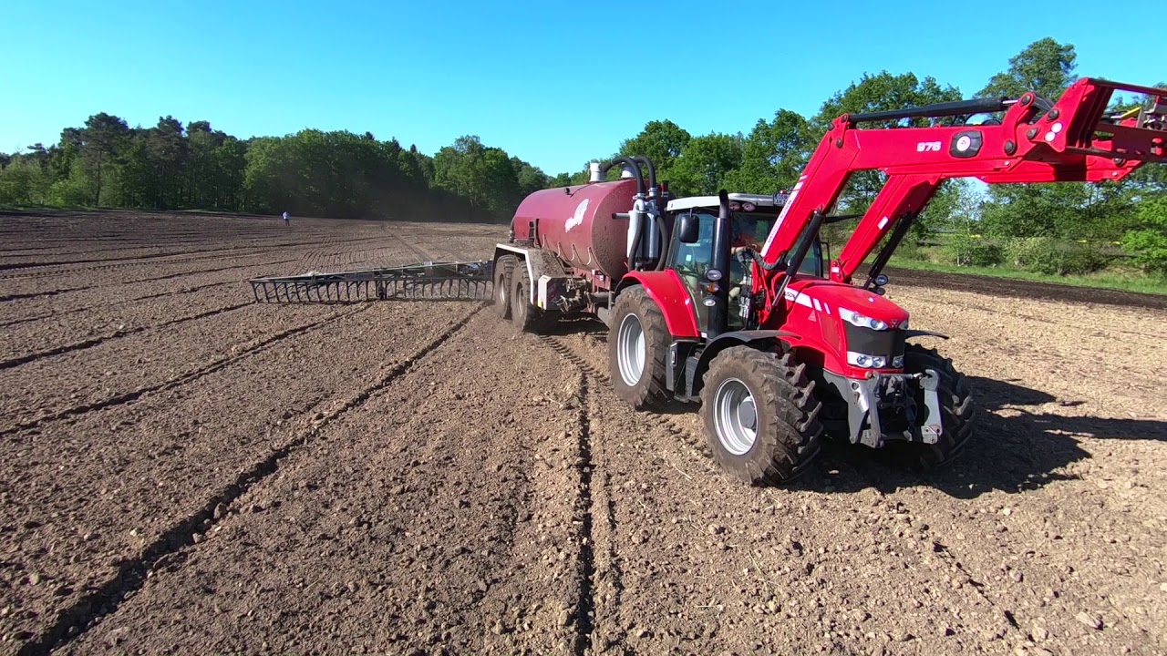 Slurry/Gülle 2018 | Massey Ferguson 7618 & 6616 | Wienhoff
