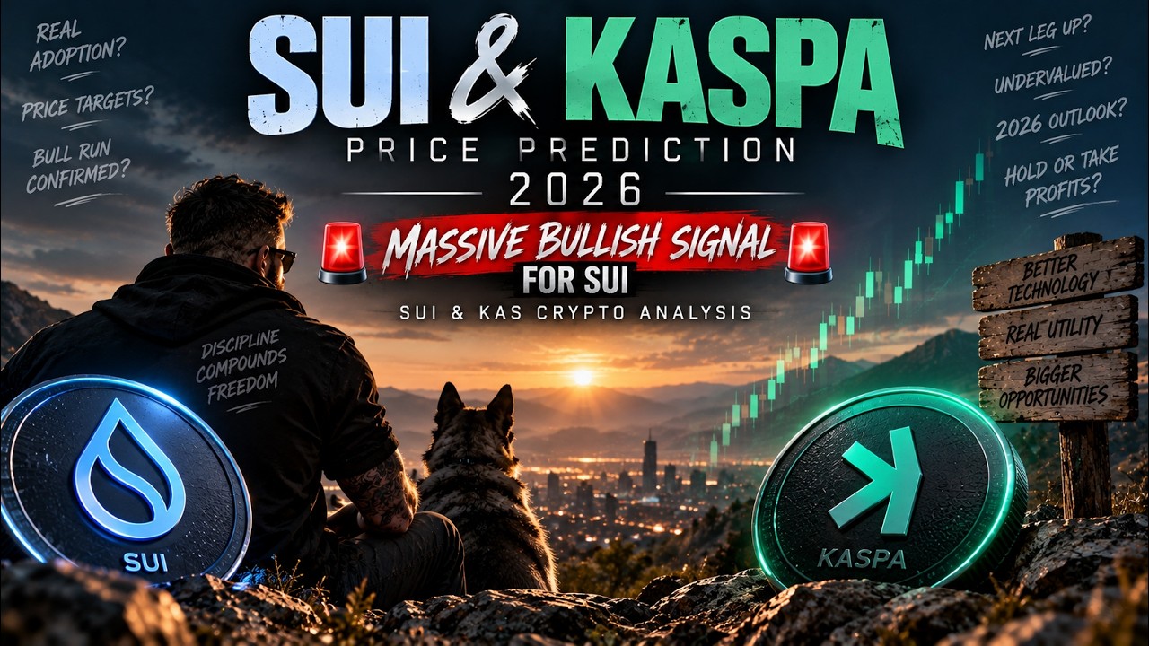 ПРОГНОЗ ЦЕНЫ SUI И KASPA НА 2026 ГОД 🚨 МОЩНЫЙ БЫЧИЙ СИГНАЛ ДЛЯ SUI 🚨 КРИПТОАНАЛИЗ SUI И KAS