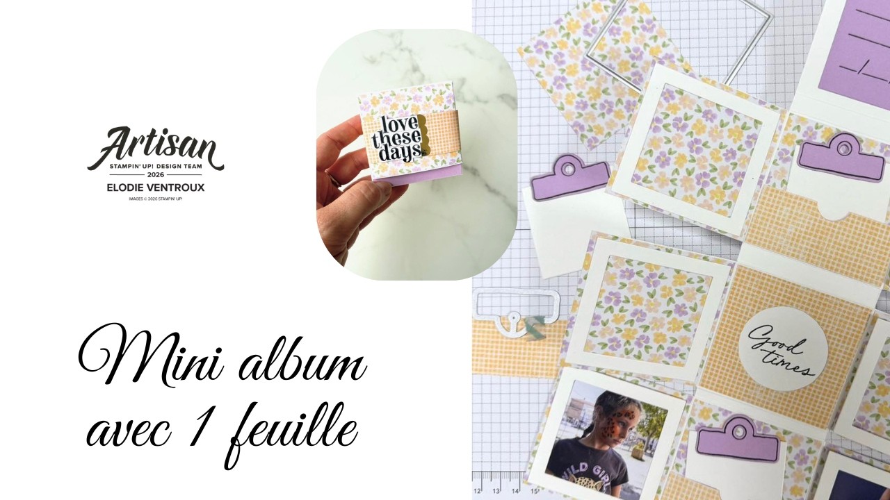 Mini album avec 1 feuille !