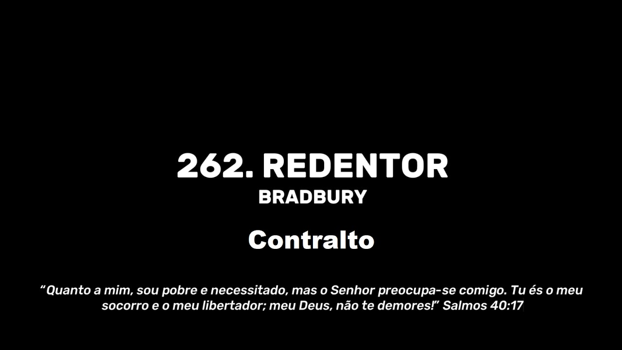 262. Redentor - Contralto