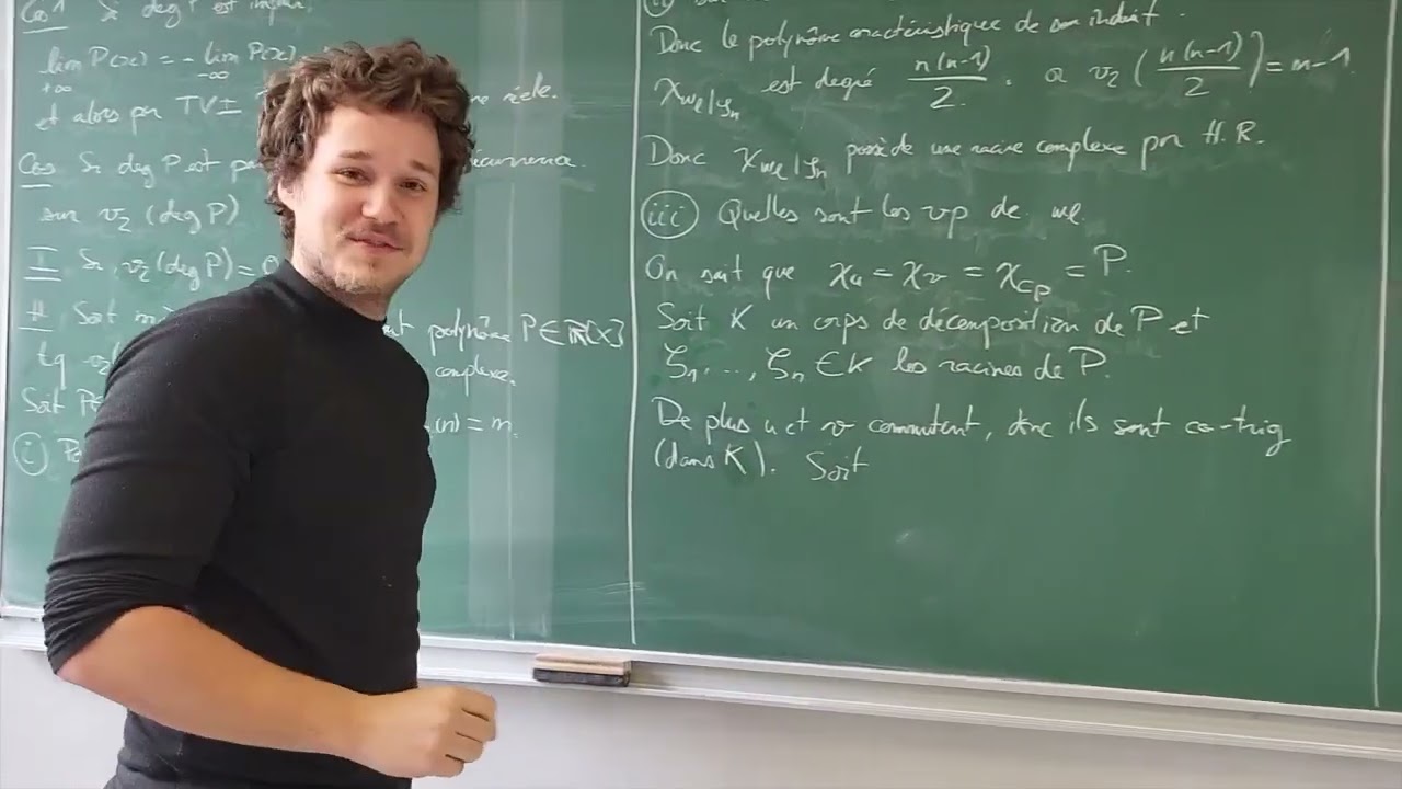 Le corps C est algébriquement clos par Martin