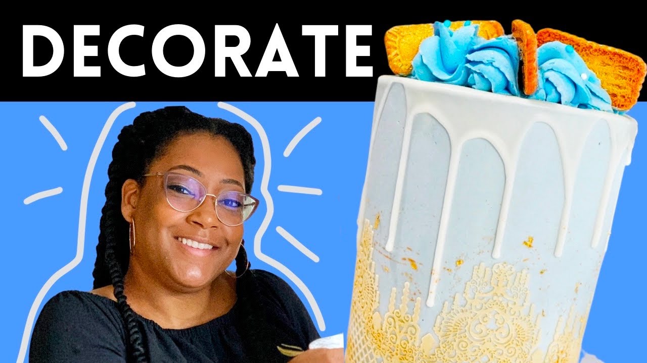 Stack, Fill, and Decorate a Cake | Easy Cake Decorating Tutorial