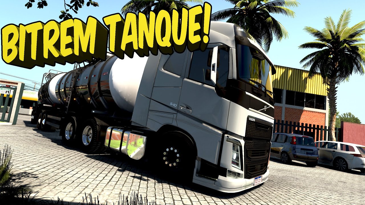 COLOQUEI O FH 540 NO BITREM TANQUE - SIMULANDO AO MÁXIMO - ETS 2 MODS BR