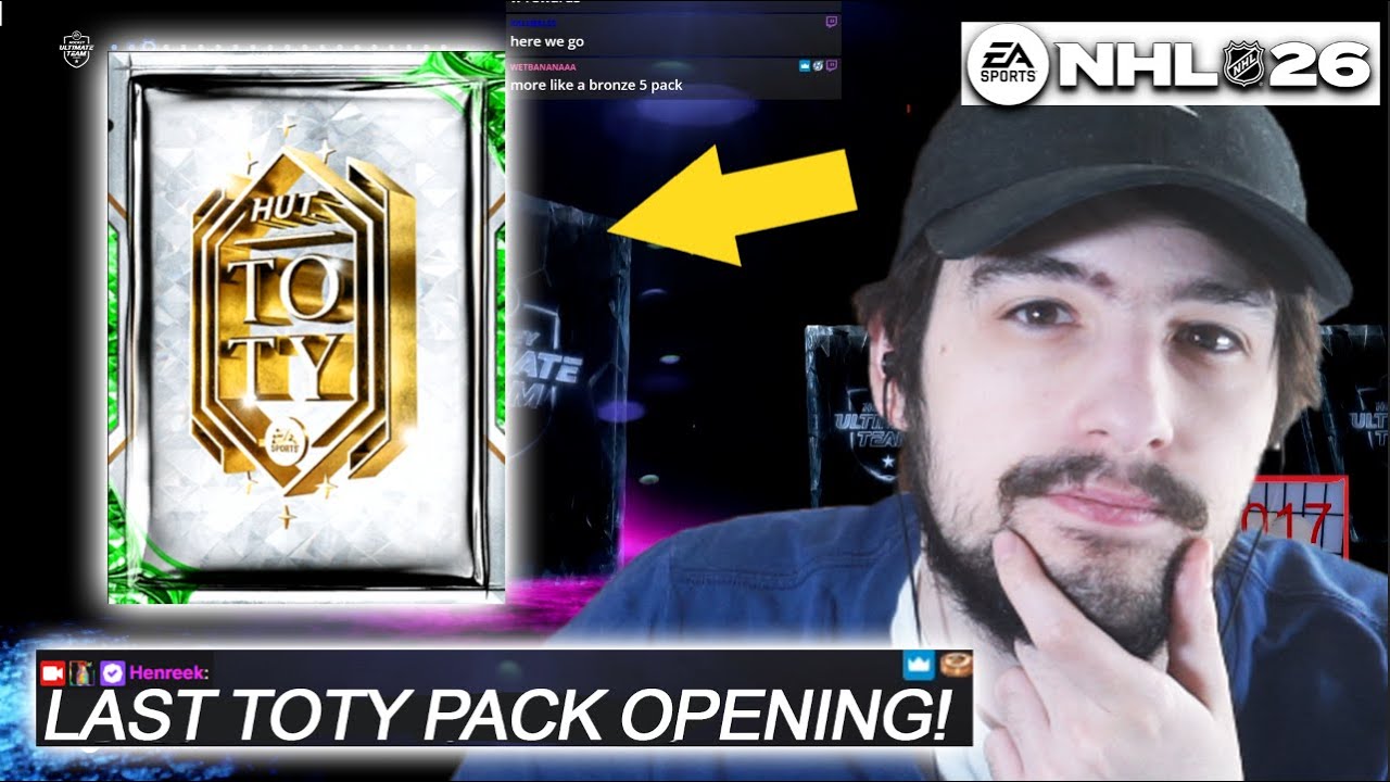 LAST TOTY PACK OPENING! + NEW CONTENT I NHL 26 HUT