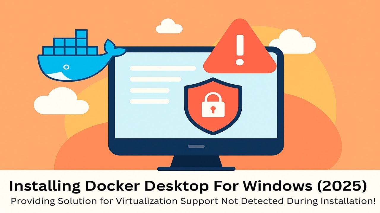 Как исправить ошибку «Поддержка виртуализации не обнаружена» в Docker Desktop 2025!