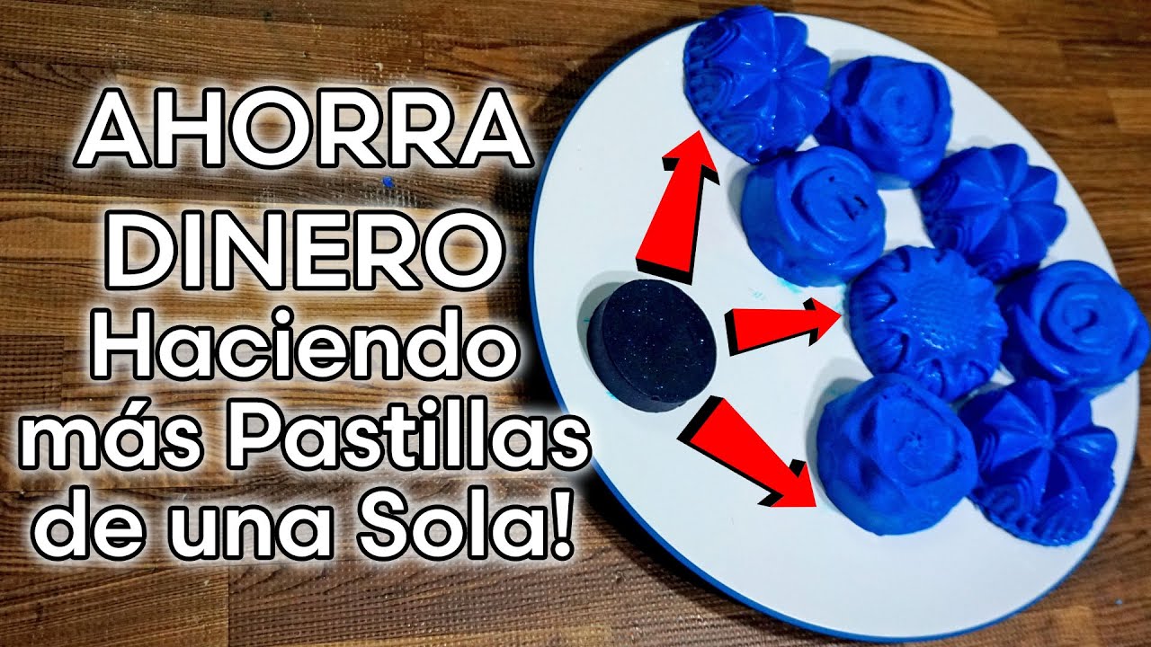 AHORRA MUCHO DINERO Multiplicando las PASTILLAS PARA EL BAÑO 💊🚽🧼