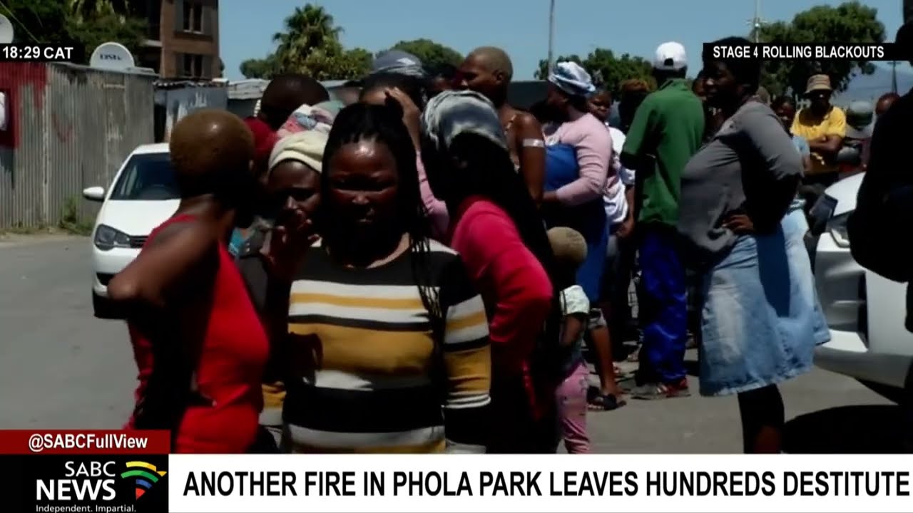 Phola Park informal settlement fire leaves residents destitute