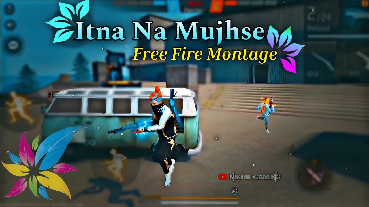 Itna Na Mujhse Tu Pyar Badha 💕💘 Free Fire Edit || Free Fire Montage || Free Fire Stutas 🔥