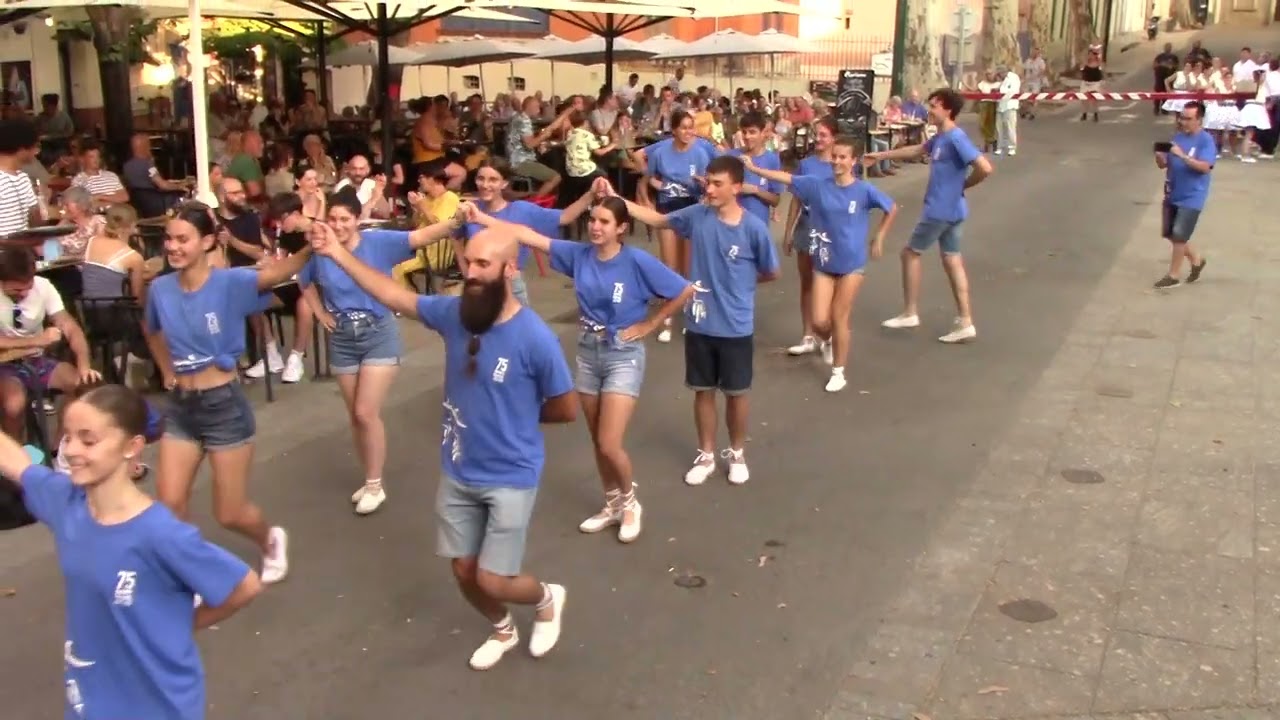 Défilé Ceret 2024 festival de la sardane