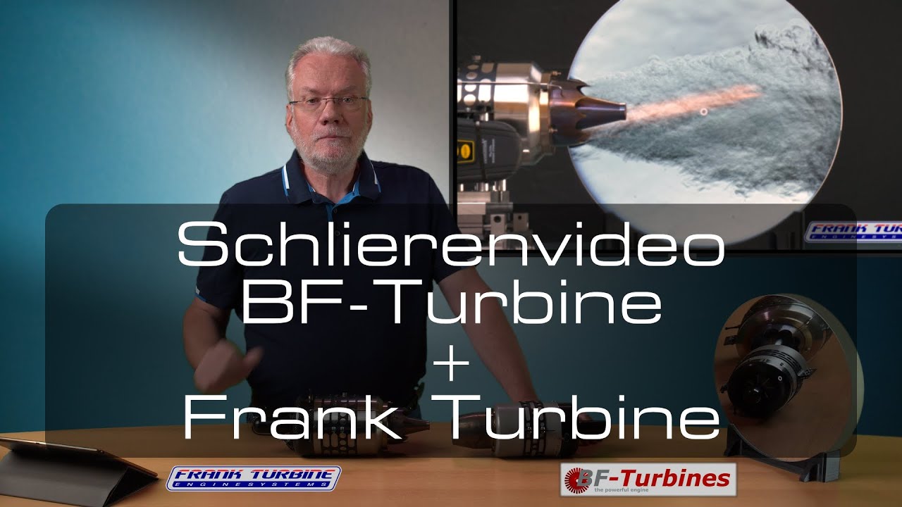 Schlierenvideo BF-Turbine und Frank Turbine.