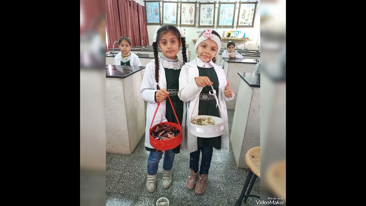 فيديو استقبال طالبات اللجنة في بداية الفصل الدراسي الثاني