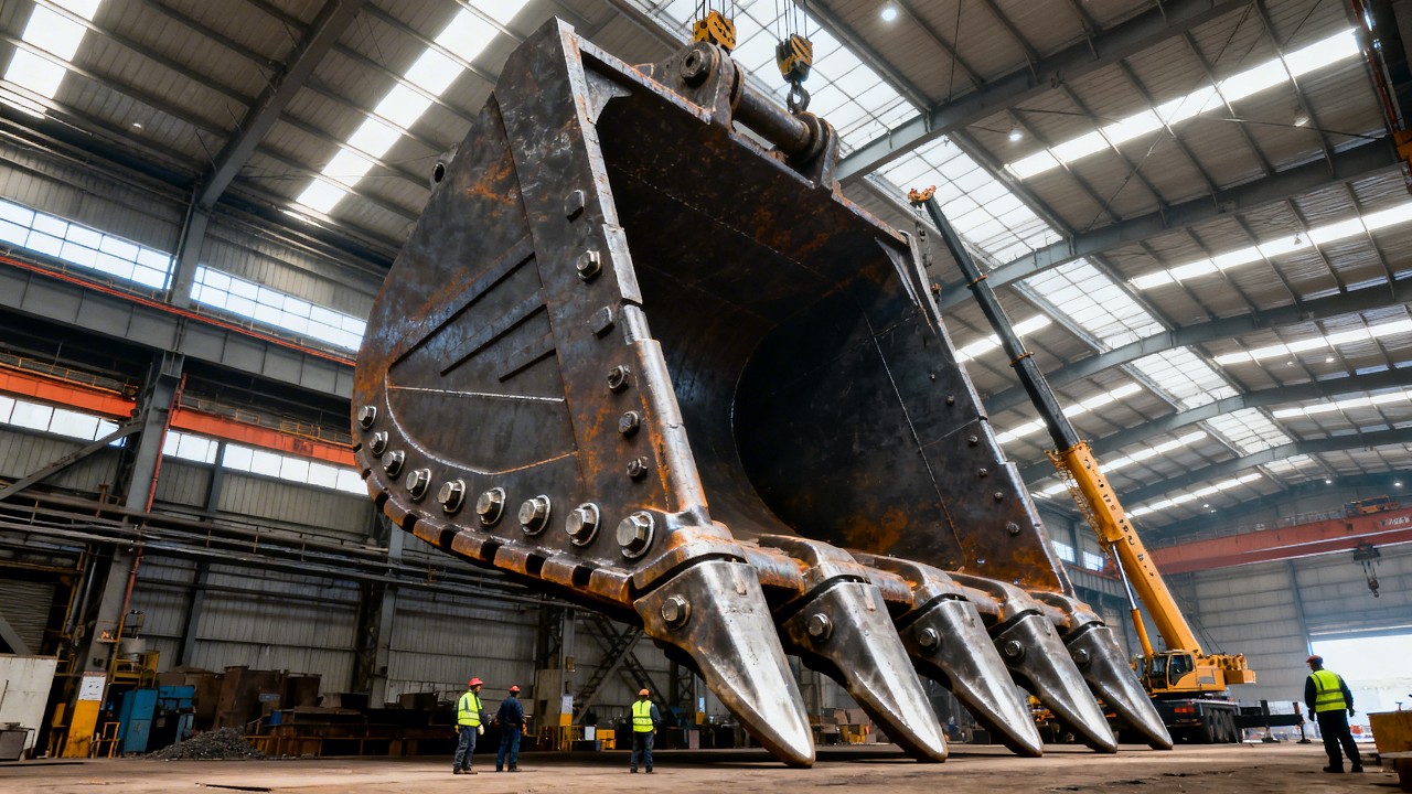 How Giant Excavator Teeth Are Cast In Factory