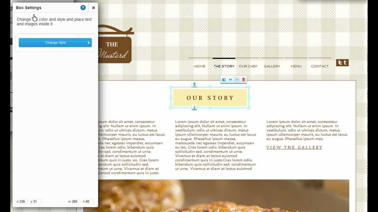 HTML Website Builder | Adding a Box to your Wix.com website