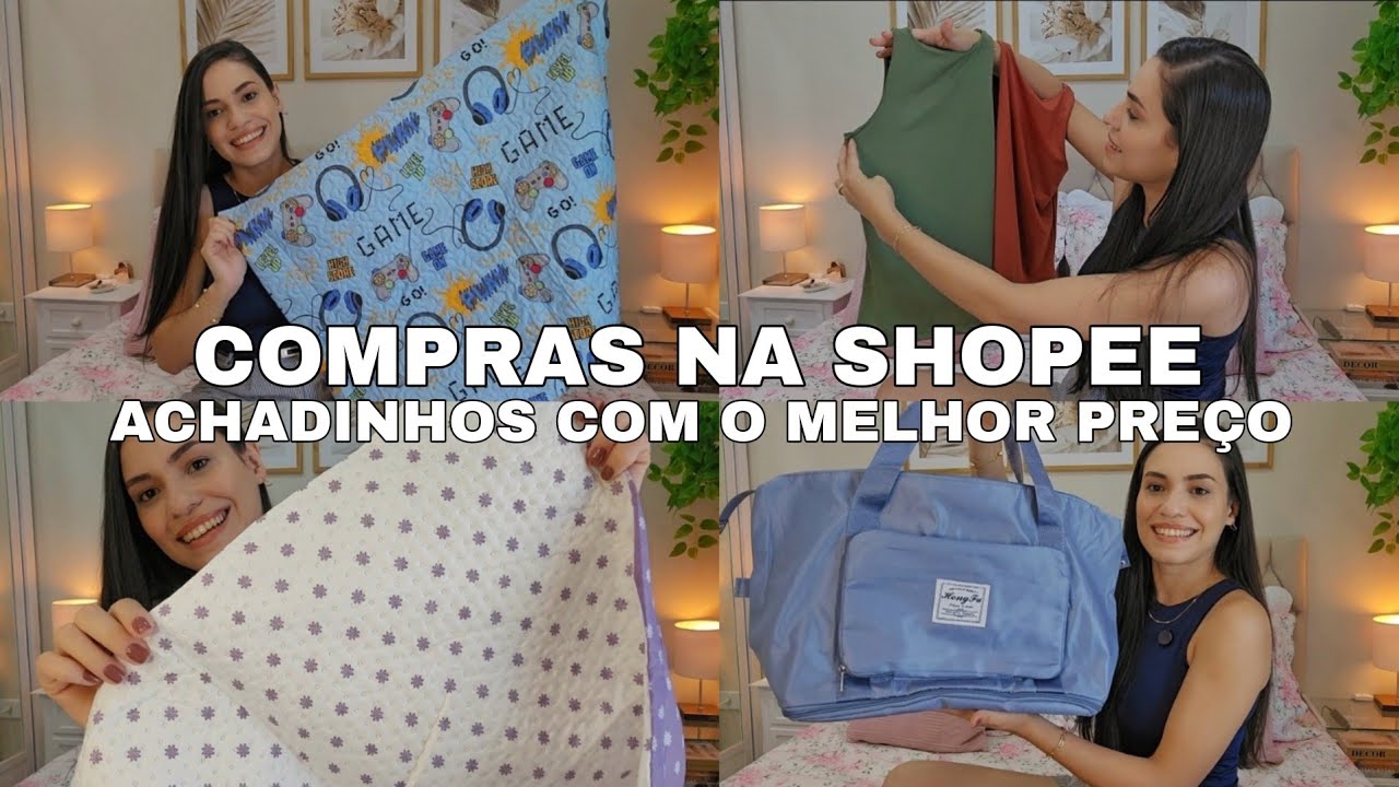 COMPREI TUDO NA PROMOÇÃO| blusinhas, bolsa, enxoval de casa, pijama