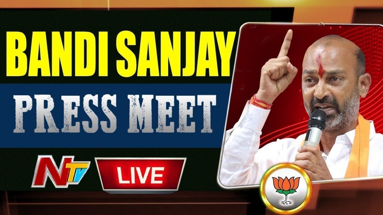 BJP Chief Bandi Sanjay Press Meet : LIVE l Ntv LIVE