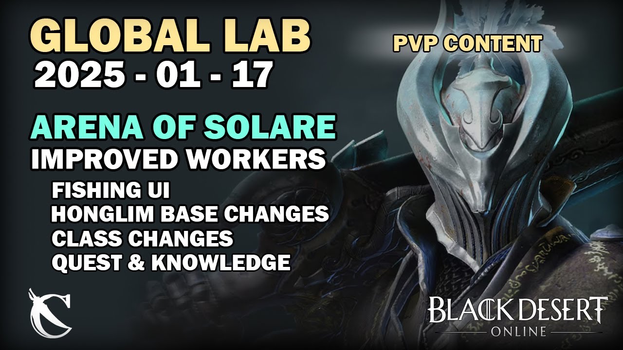 BDO - Global Lab - Arena of Solare New Season, Monster, Classes & QoL Improvements - UPDATE