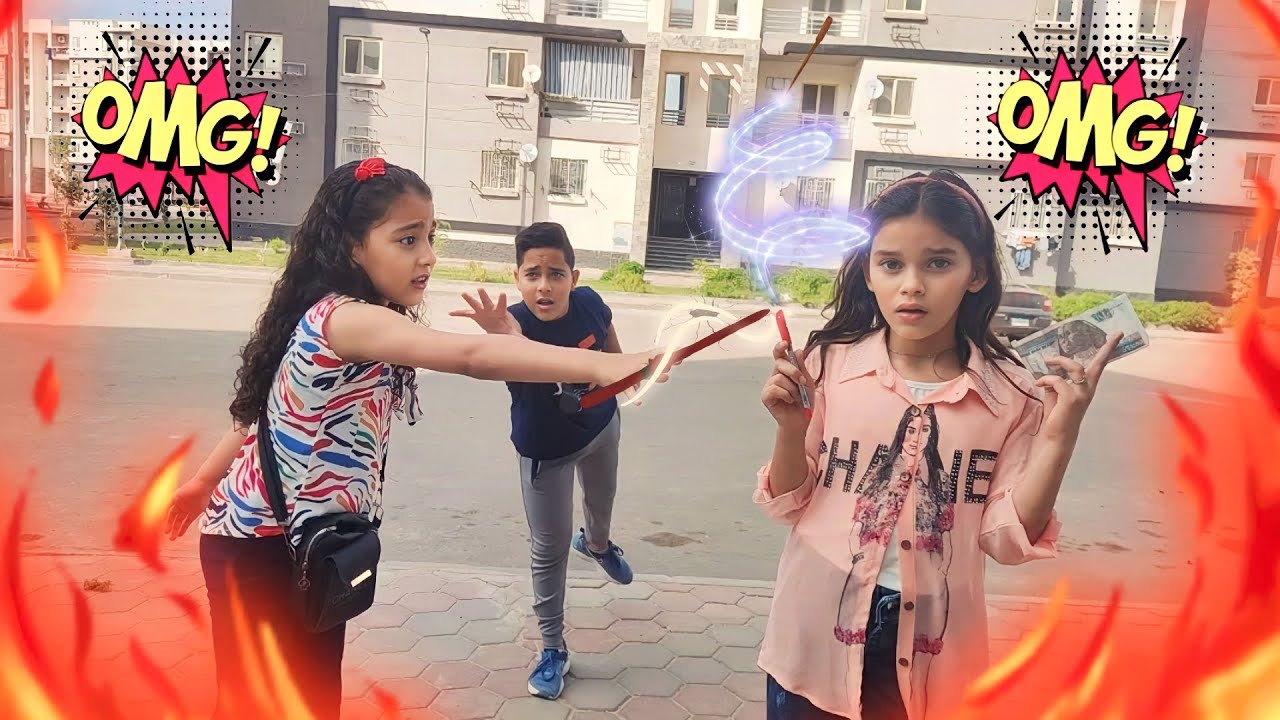 القلم السحري🪄🎩 (الجزء الاول)  / حكايات همسة وهنا