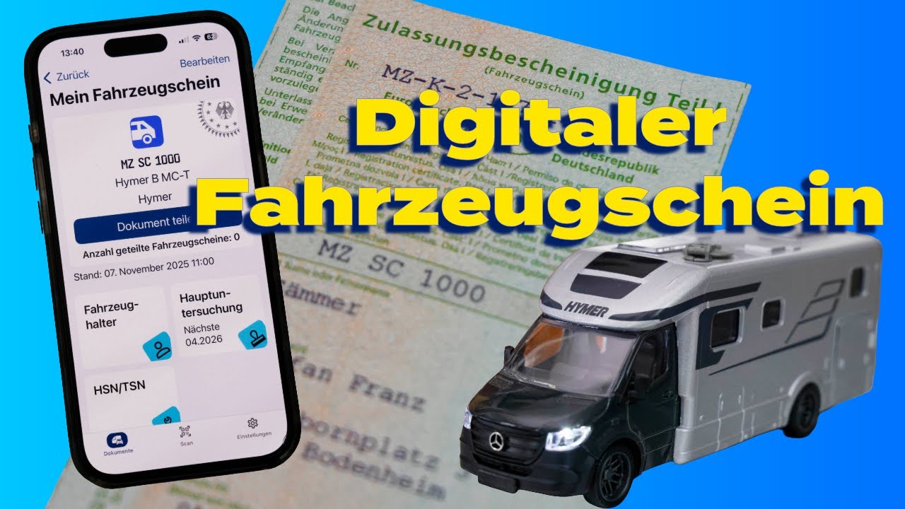 Fahrzeugschein Digital - geht das? Die i-Kfz-App machts möglich