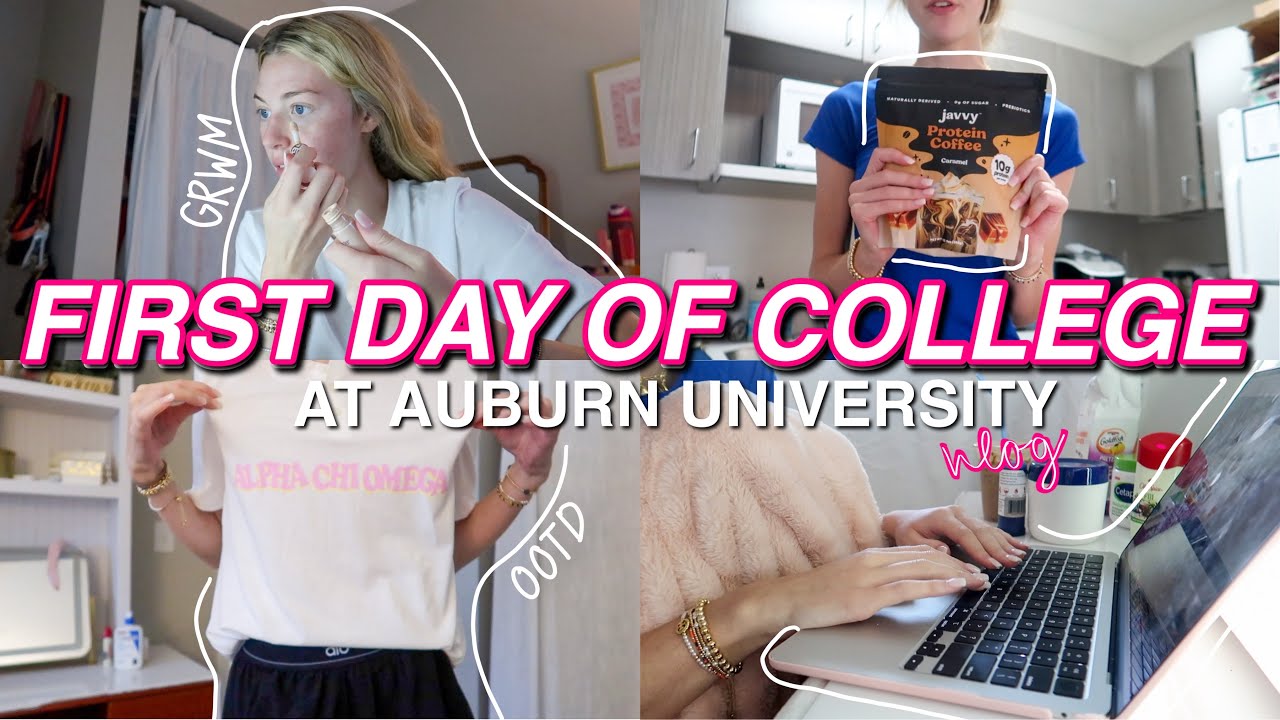 FIRST DAY OF SCHOOL VLOG! | freshman at Auburn University
