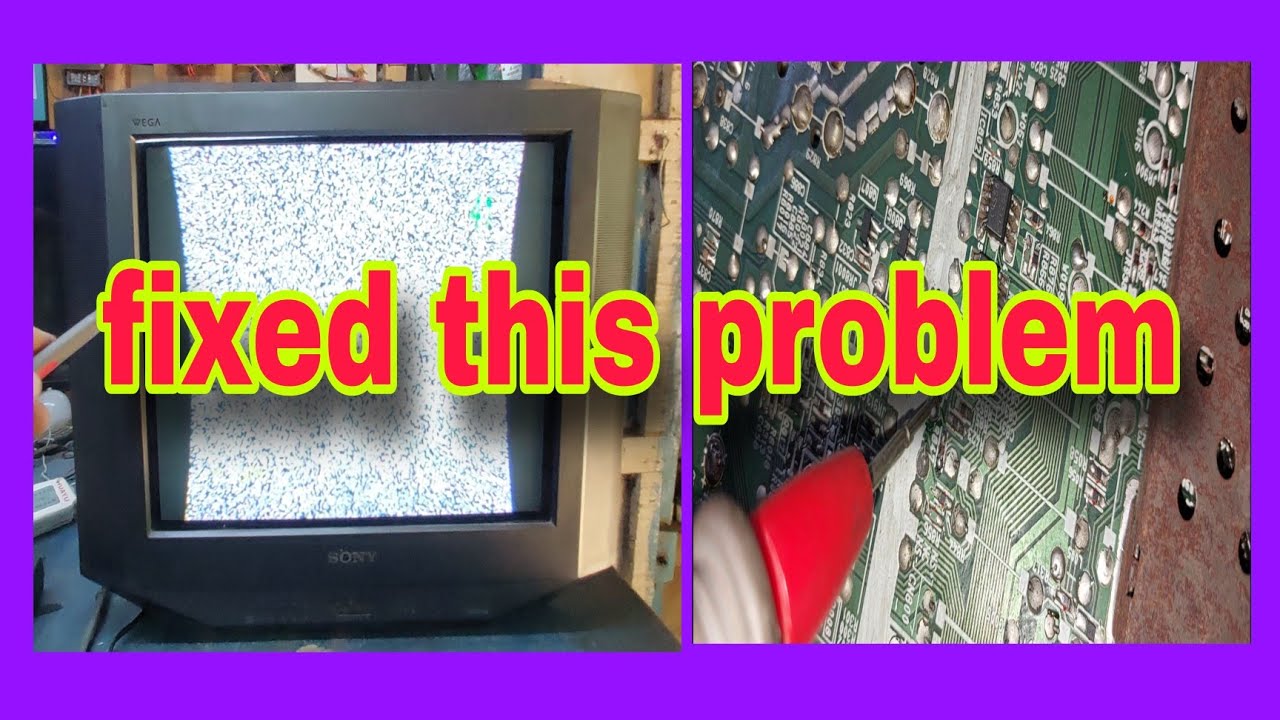 SONY WEGA CRT TV, HORIZONTAL PICTURE SIZE FAULT,LEFT AND RIGHT SIDE 1