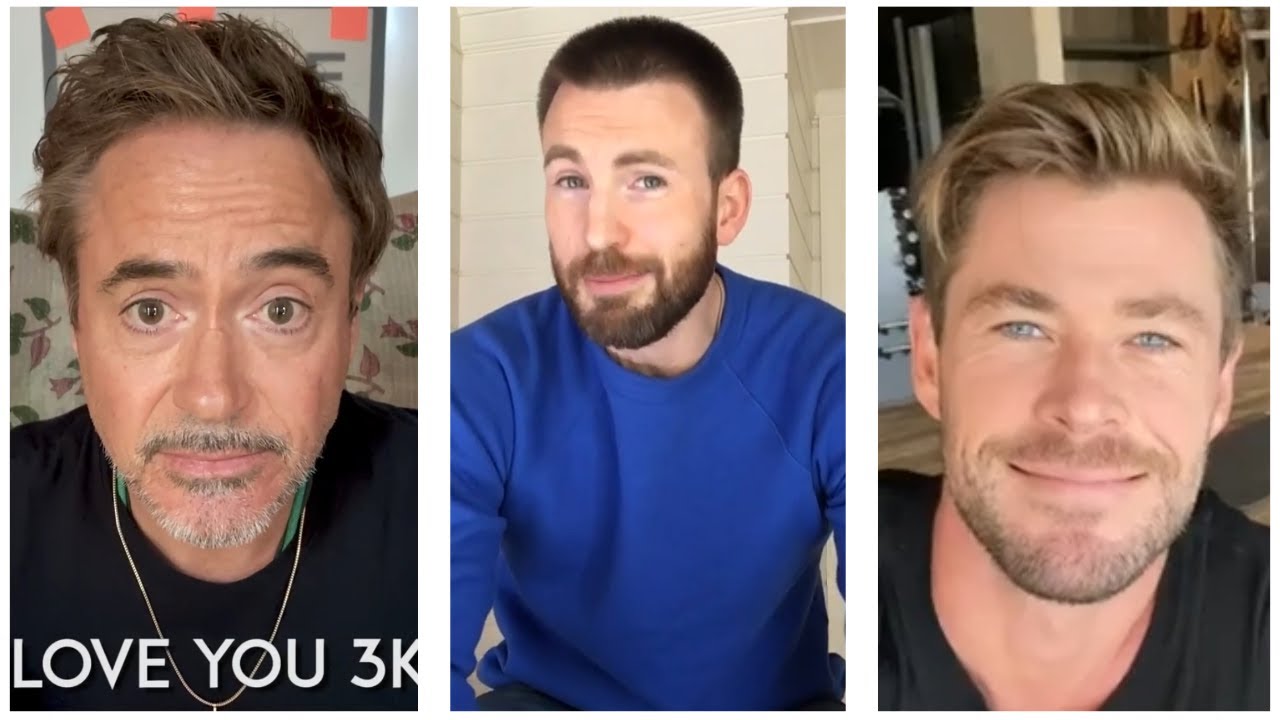 Marvel Cast During Quarantine, Part 22 | Robert Downey Jr, Chris Evans, Chris Hemsworth