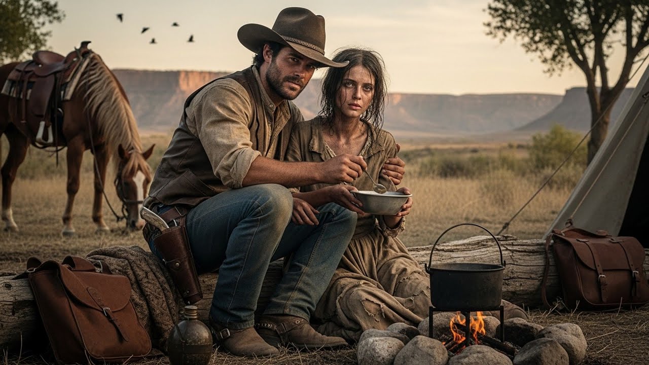 She Had Not Eaten A Bite In Nearly A Week, The Cowboy Cooked For Her And Watched Her Heal